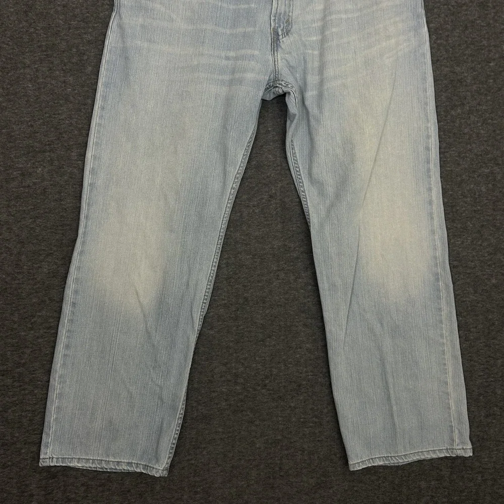 Levis 559 Jeans Mens Actual 34X29 Relaxed Straight Stonewash Washout Grunge Punk